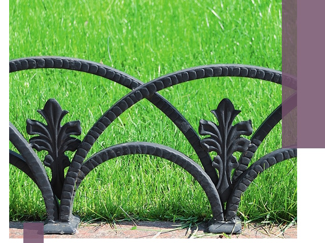 Декоративные металлические бордюры под ключ в Самаре