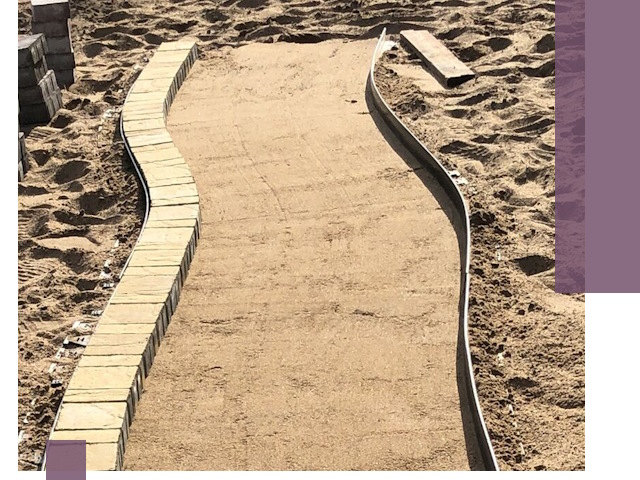 Металлические бордюры для тротуаров в Самаре — прочные и долговечные