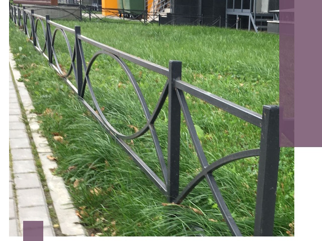 Газонные ограждения из металла в Самаре — монтаж и продажа