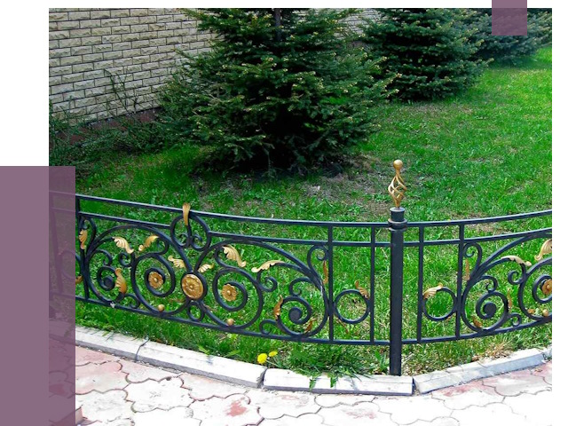Кованые газонные ограждения в Самаре от 7529 руб. — ПРОЛЁТ-Смр