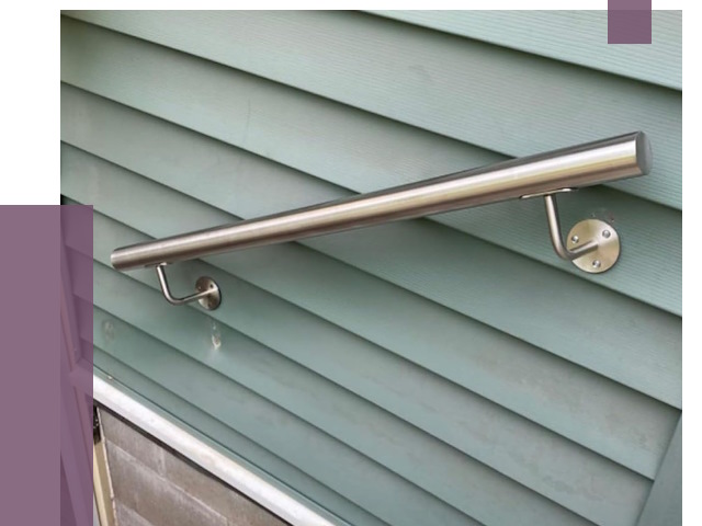 Поручни из нержавеющей стали в Самаре от 7580 руб.  | ПРОЛЁТ-Смр